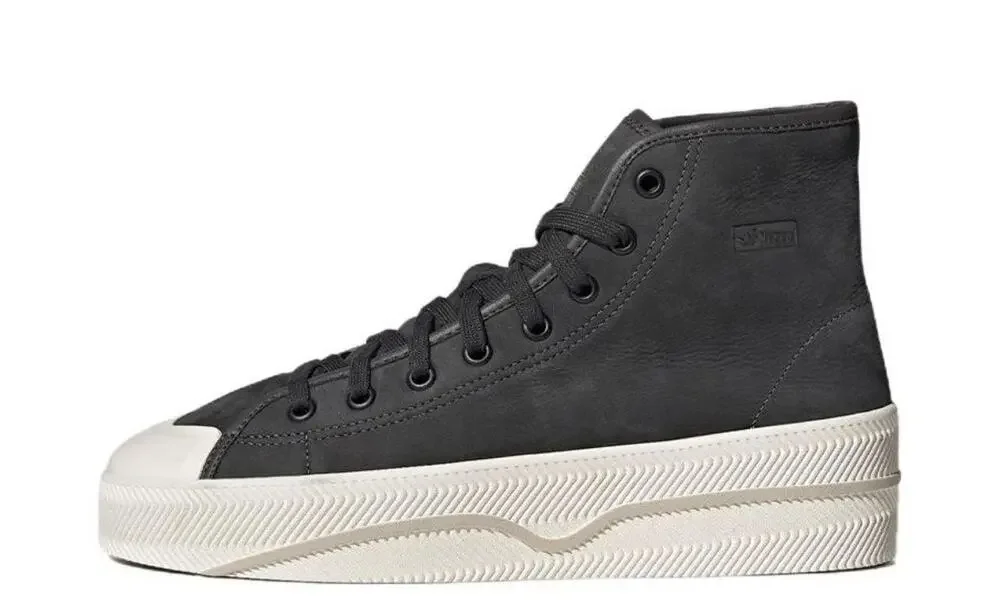adidas Nizza 2 Leather Carbon Grey Sneakers Unisex Men's Sz 7
